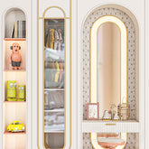 Trueliving 5 Door Fitted Designer wardrobes Laminated Finish & PU Finish with Drawers 8Ft *2Ft *9Ft -2438.4MM X 609MM X 2743.2MM)